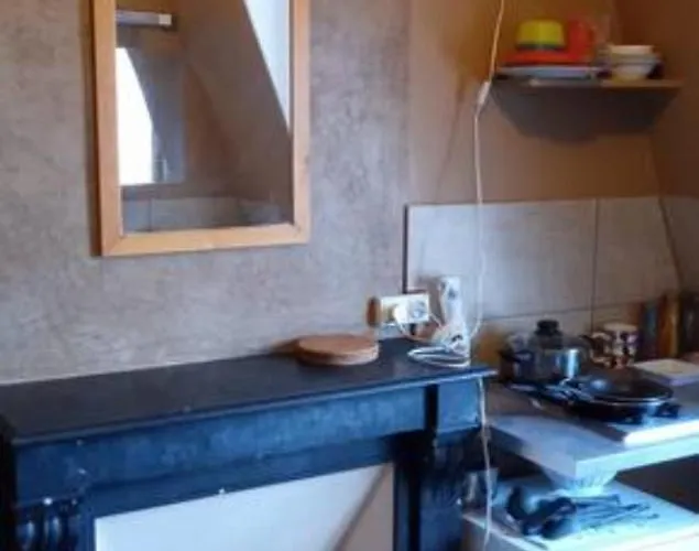 Backpacker With An Eiffel Tower View Near St Germain Des Pres